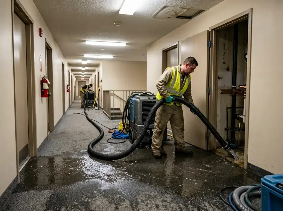 multi-unit-apartment-hallway-f-005 — frequently asked questions, Emergency Burst Pipe Water Extraction & Removal in Pickerin…